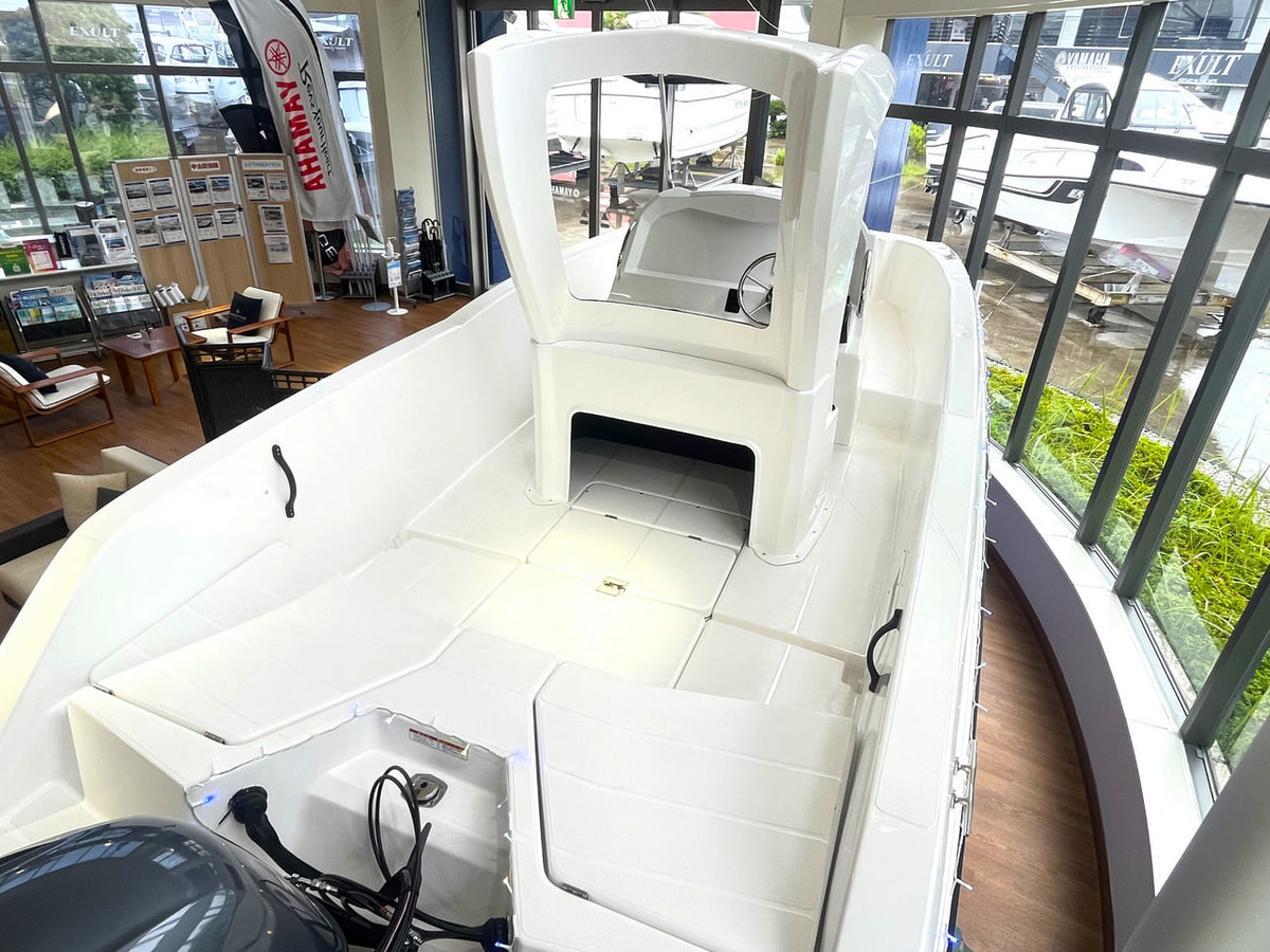 ☆店内ショールームにて展示中☆ 新艇 SR-X F115 ハルカラ―ダークブルー 写真