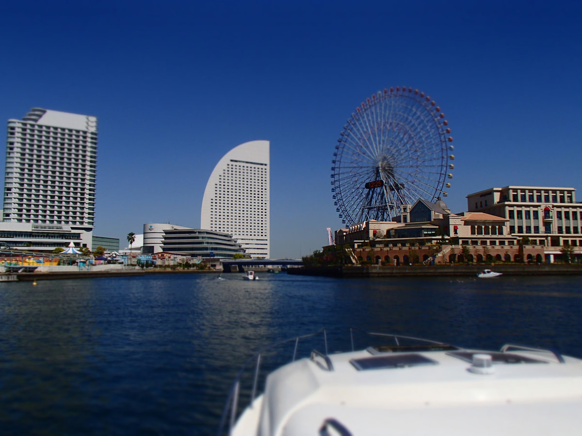 横浜・大岡川 写真